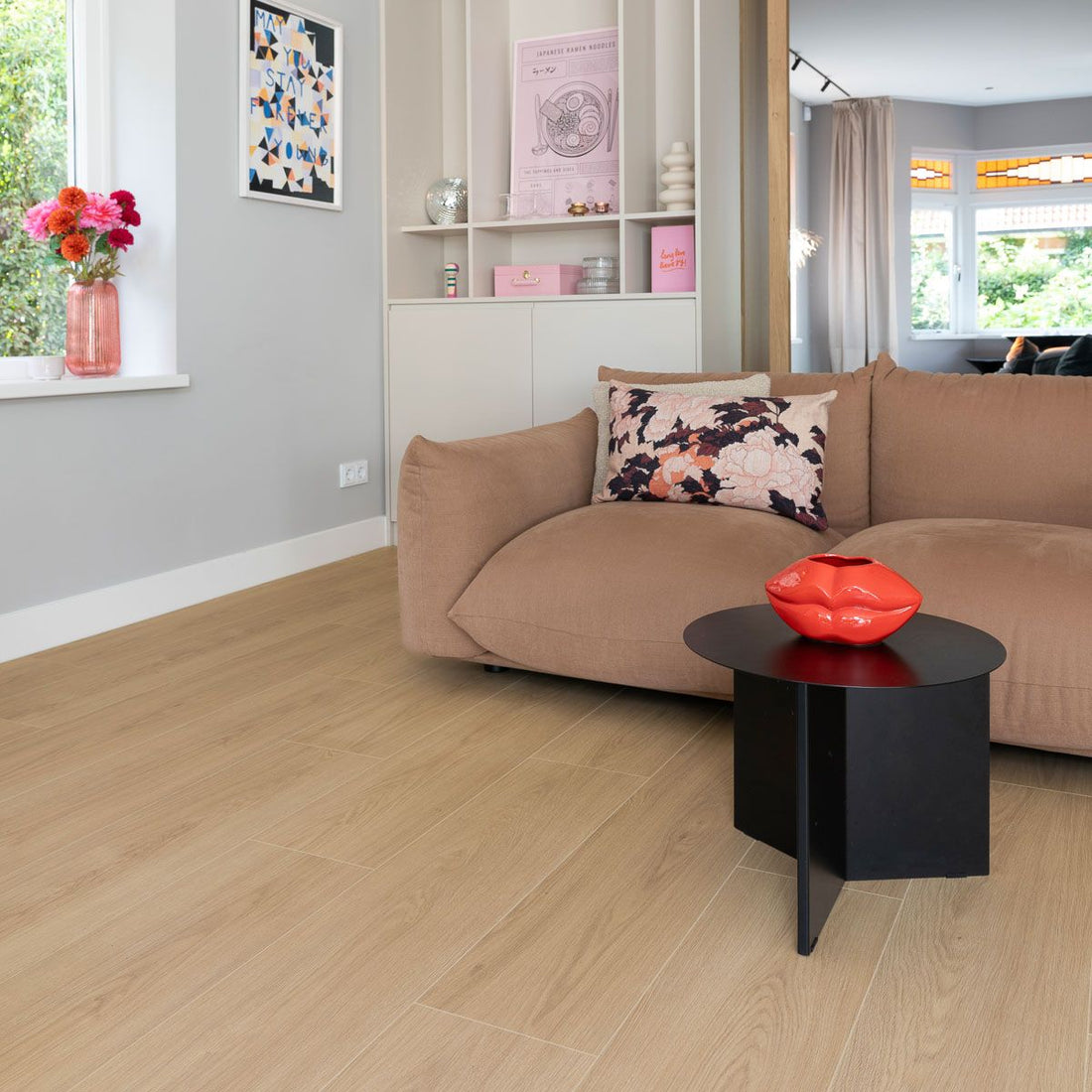 Douwes Dekker Extra Lange Plank Kaviaar Laminaat - Puur - 03489 - Solza.nl