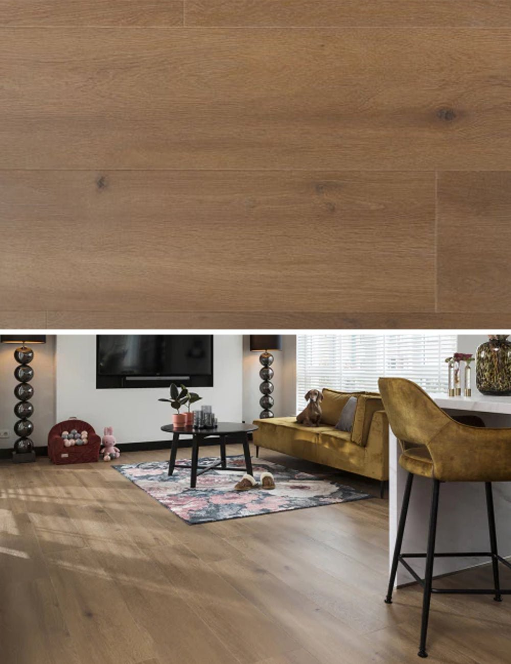 Douwes Dekker Solide Brede Plank Oregano - Krachtig Laminaat - 04686 - Solza.nl