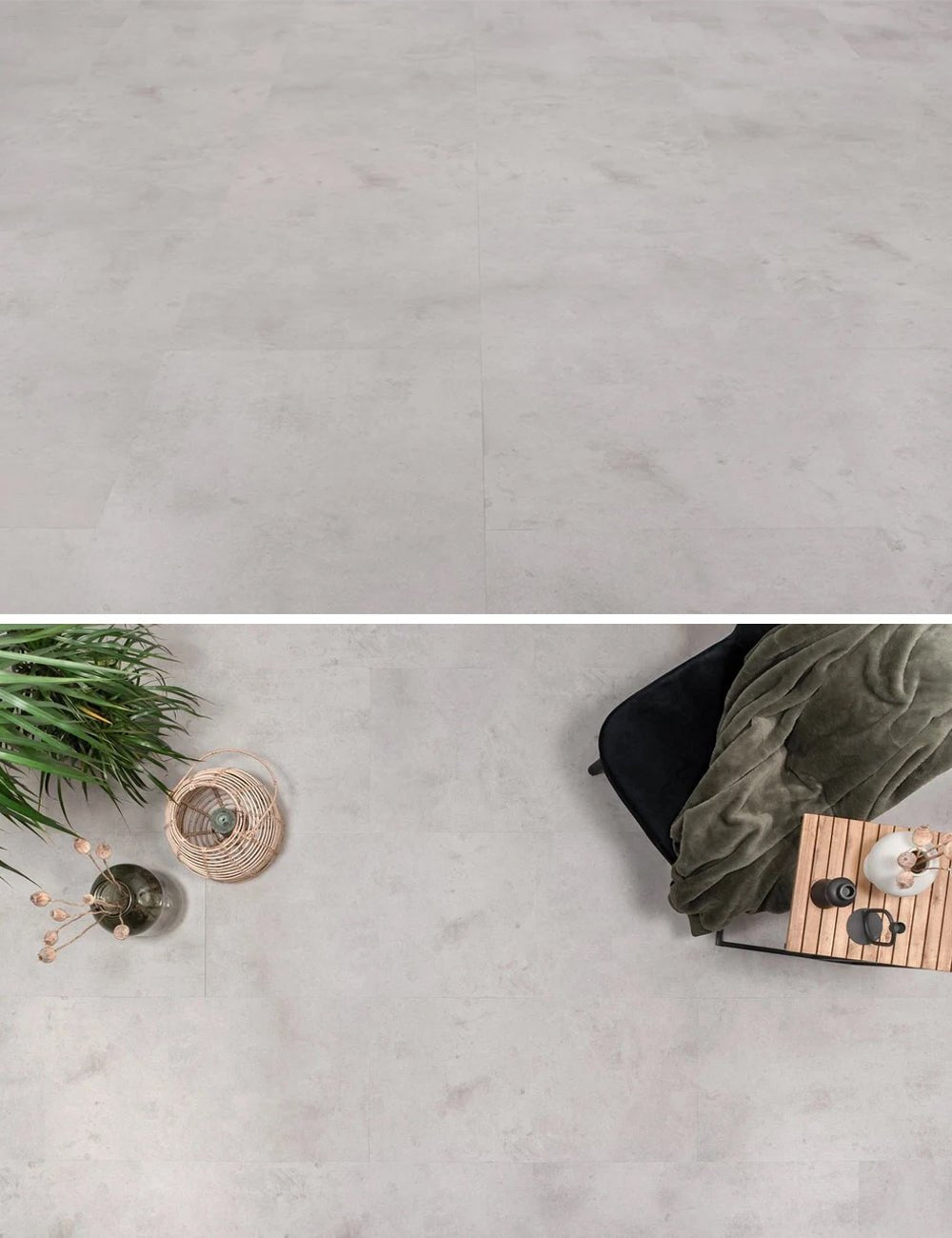 Floer Betonlook Lichtgrijs Tegel PVC MEGAMAT FLR - 3613 - Solza.nl