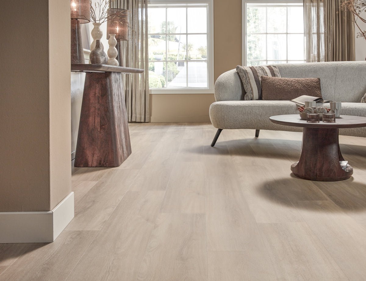 Floer Callantsoog Crème Eiken 2.0 FLR - 3040 - Dorpen Plak PVC - MEGAMAT - Orka Recht - Solza.nl