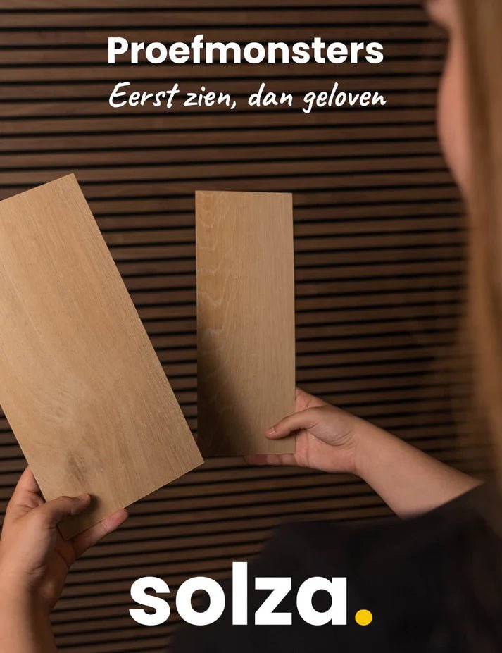 Proefmonster Floer Creme Eik Landhuis Plak PVC - Solza.nl