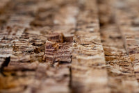 Floer Akukurk panneaux muraux bandes de pierre brun clair 90 x 60 cm - Solza.fr