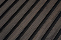 Panneaux muraux Floer Akupanel Chêne noir moka - 240 x 60 cm - Panneaux acoustiques - Solza.nl