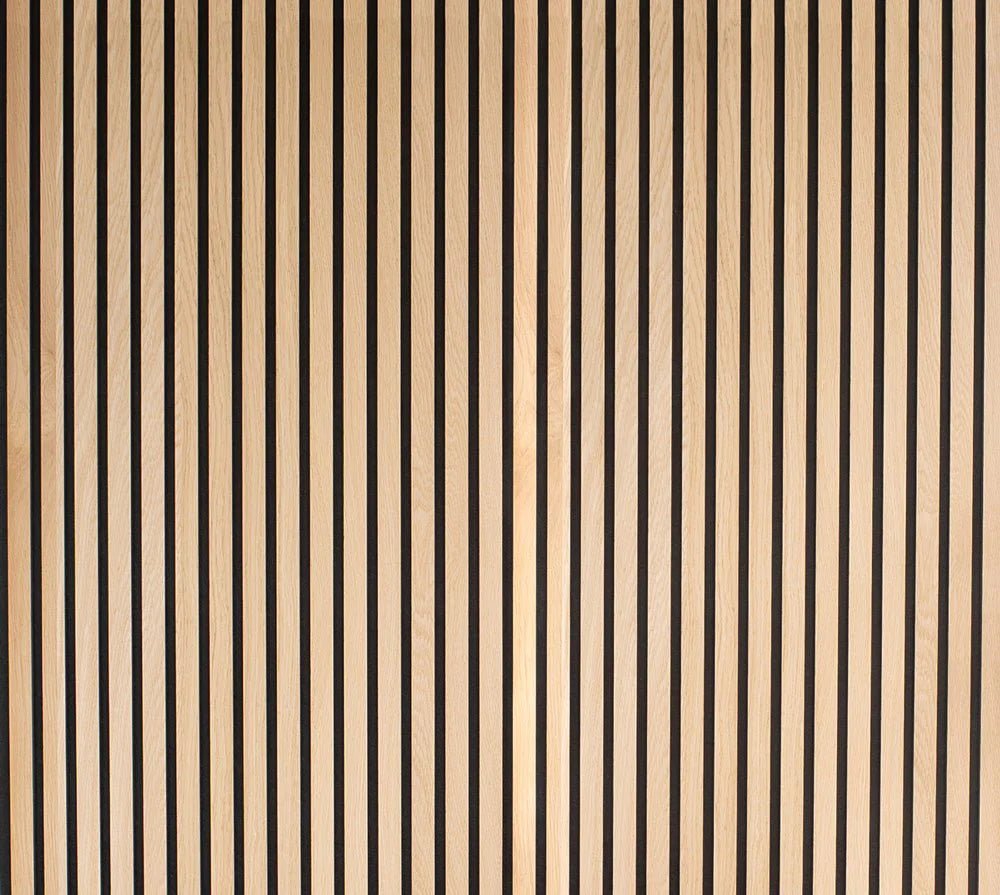 Floer Akupanel panneaux muraux Chêne non traité - 240 x 60 cm - Panneaux acoustiques - Solza.nl