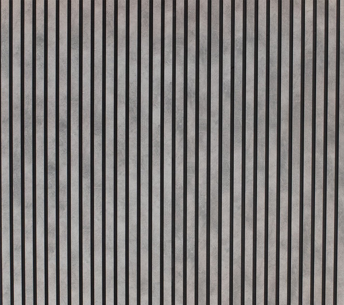 Floer Akupanel XL Panneaux muraux gris béton 60 x 300 cm - Solza