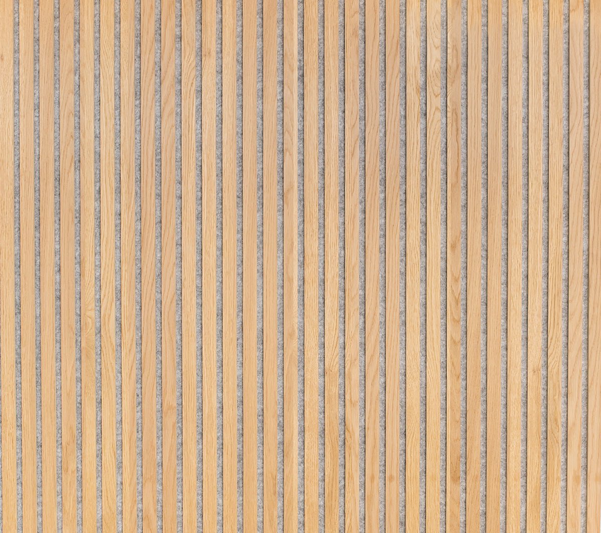 Floer Akupanel XL Panneaux muraux en chêne non traité gris 60 x 300 cm - Solza
