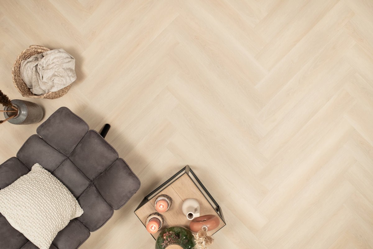 Floer Walvisgraat Click PVC Balein Beige FLR-3910 - Solza.nl