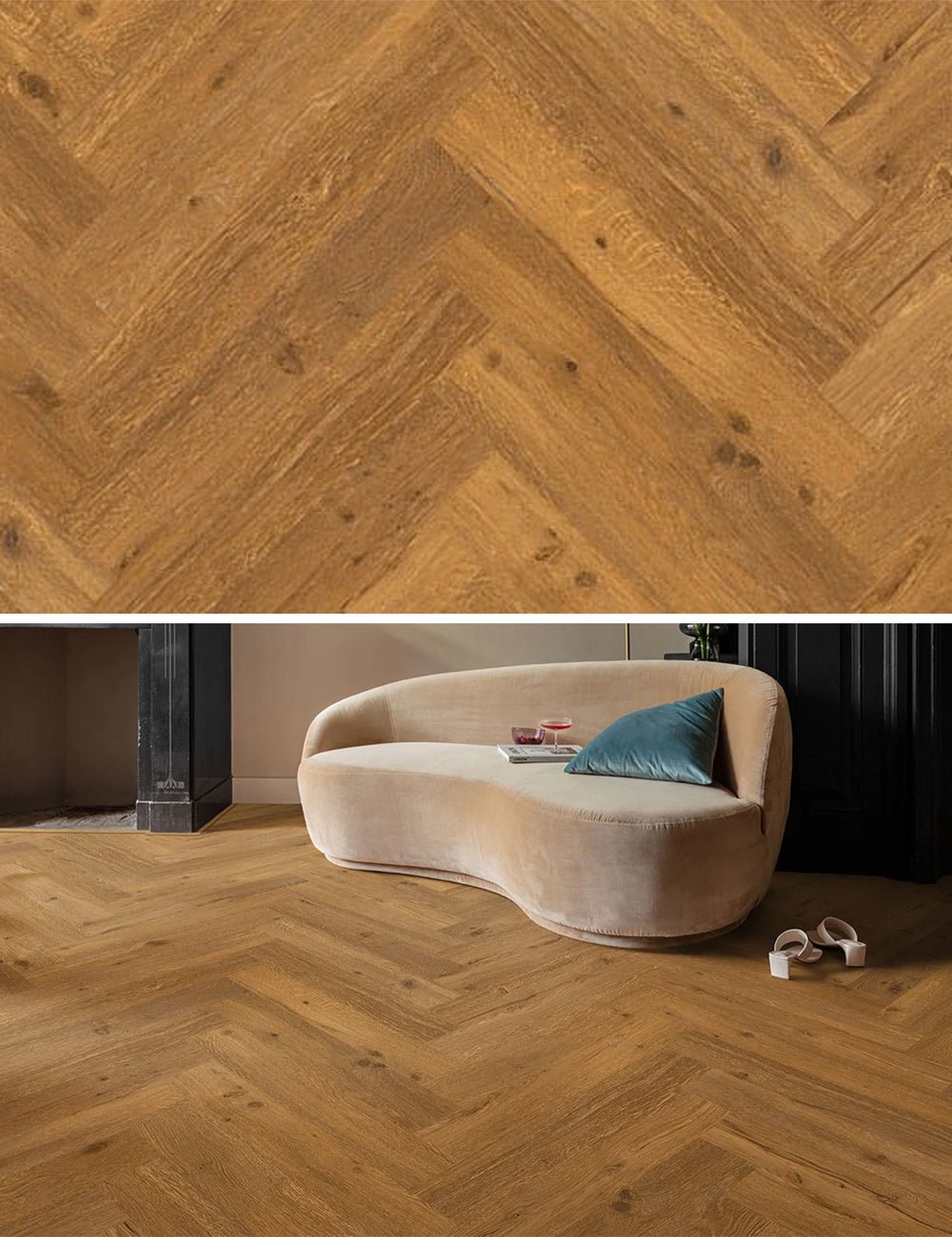 Floorify Herringbone Click PVC Ikura F333 - Solza.fr