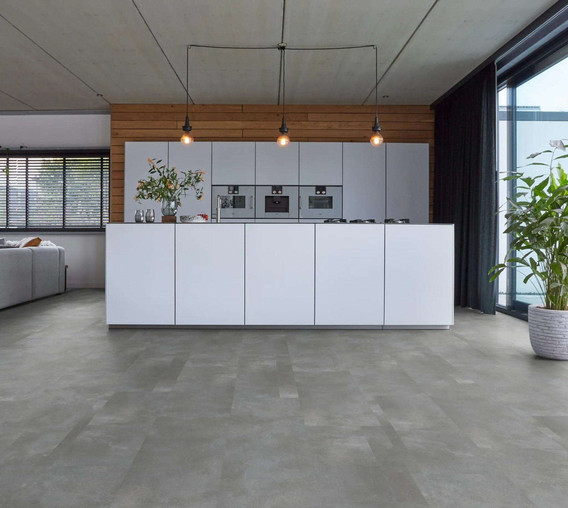 Floorlife Ealing Grey 7312 Tile Dryback PVC - Solza.fr