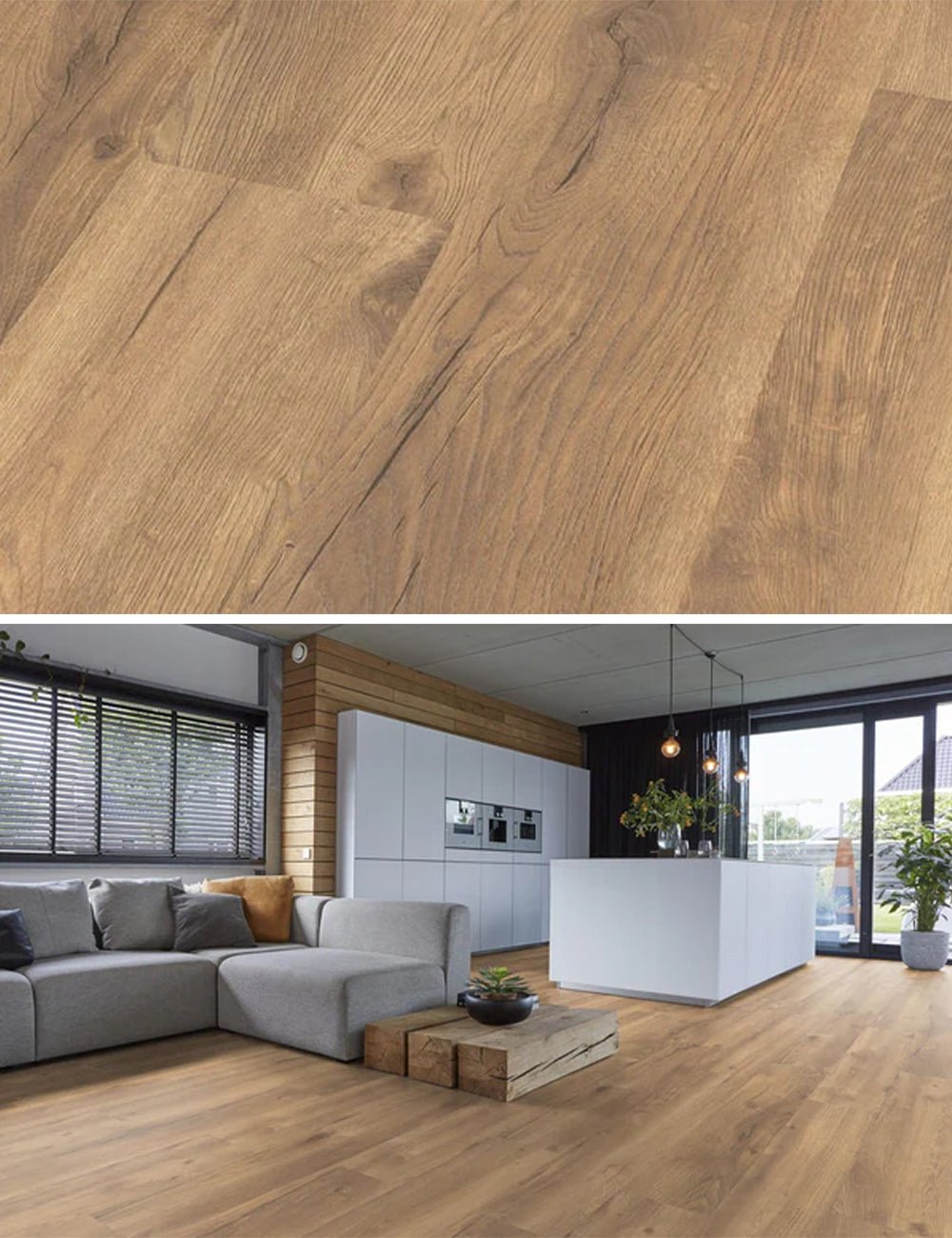 Floorlife Stratifié Woodlook Inwood Oak Natural 2422 - Solza.fr