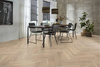 Floorlife Stratifié Herringbone Wood-look Bayside Oak light natural 3425 - Solza.fr