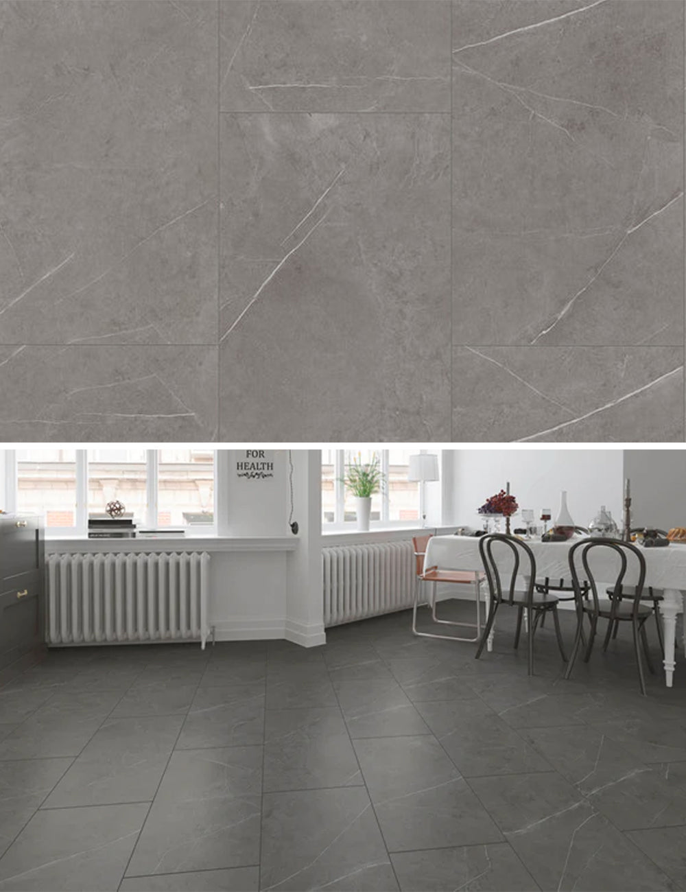 Gelasta Grande Dryback Tile 4500 Marble Grey - Solza.fr