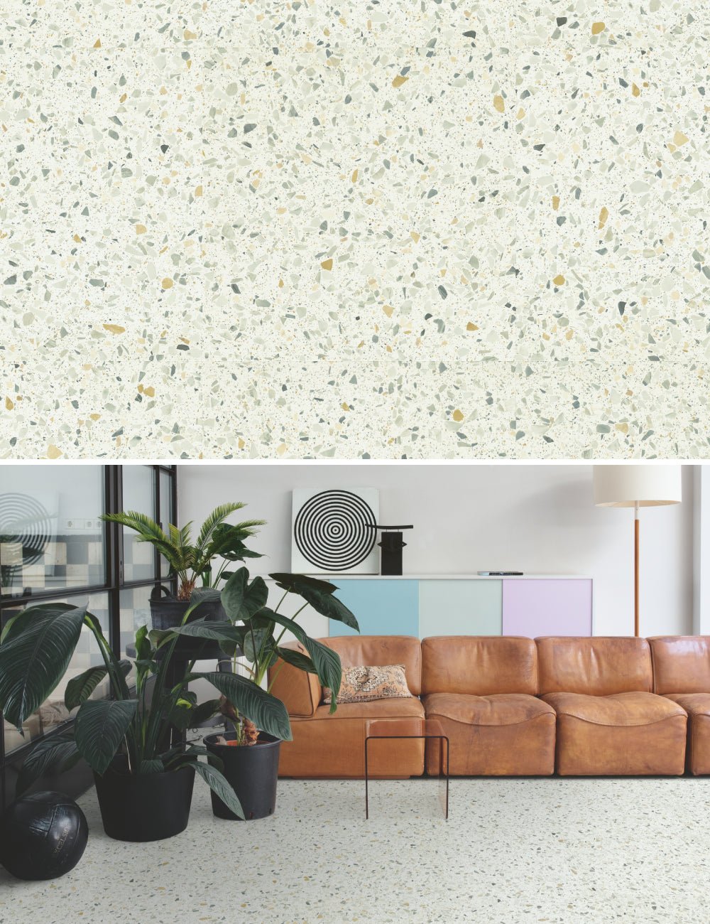 Quick-Step Blush SGTC20307 Terrazzo multi colour - Dalles carrées en PVC - Solza.nl