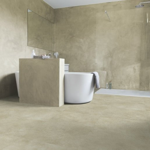 Quick-Step Blush SGTC20308 Cemento warm beige - Vierkante tegel plak PVC - Solza.nl