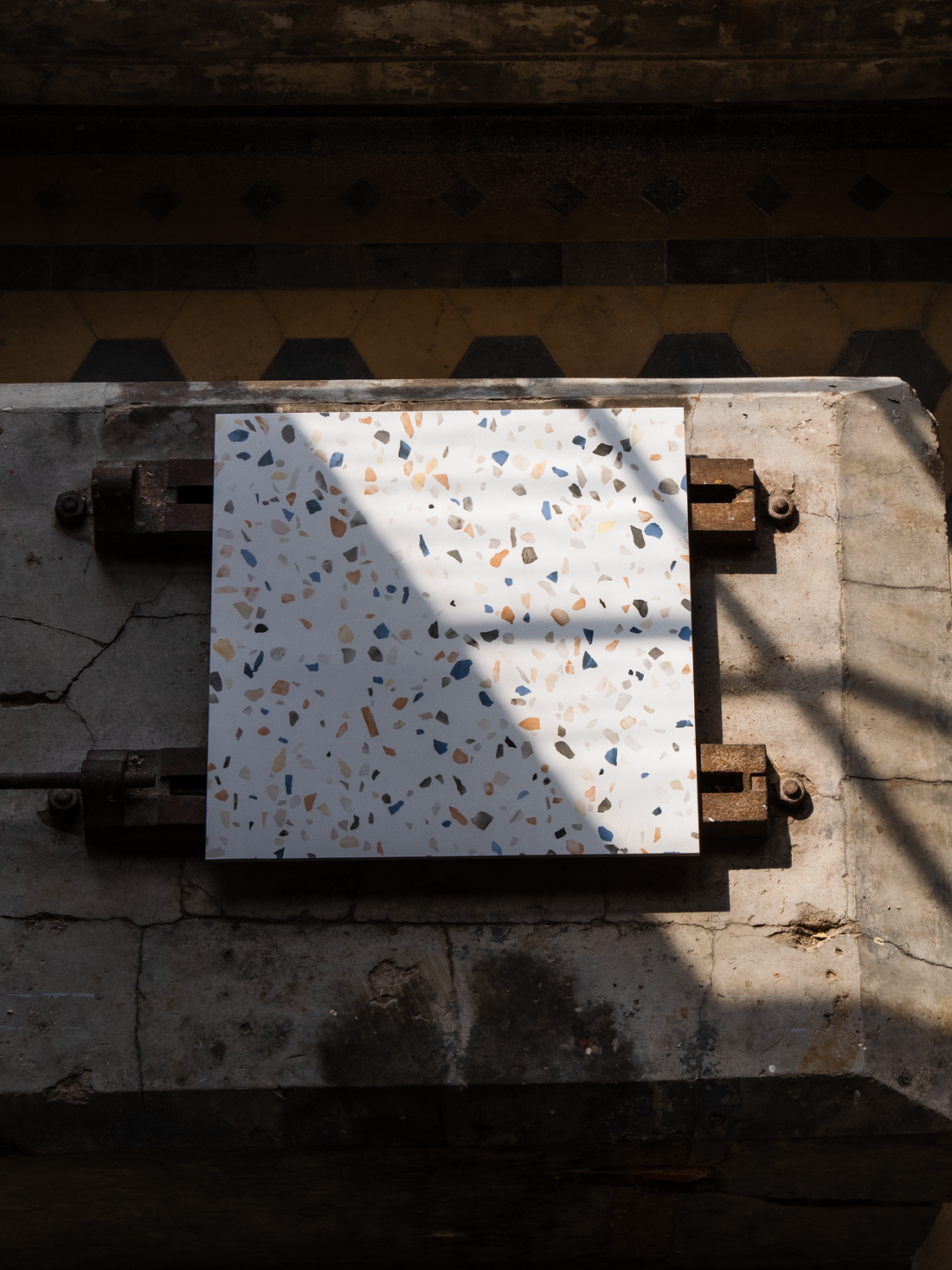 Floer Terrazzolook Tegel Roma 60 x 60 cm