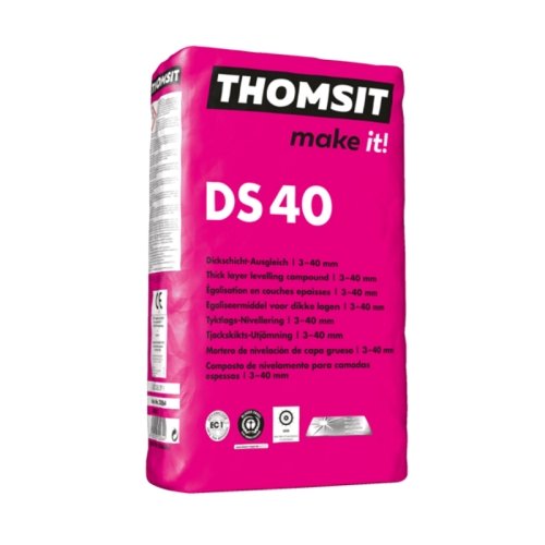 Thomsit DS40 masse d'égalisation pour couches épaisses 25 KG - Solza.nl