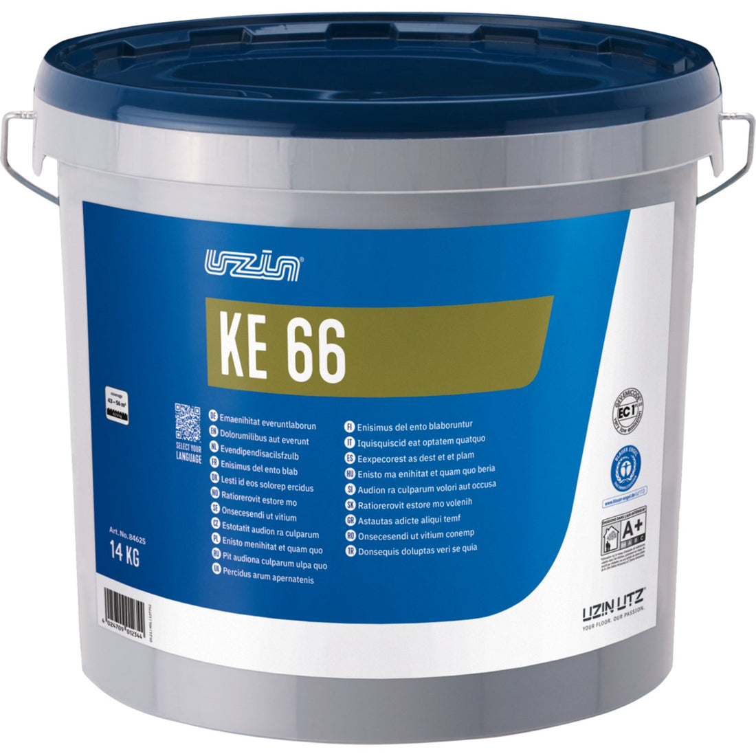 UZIN KE 66 vezelhoudende dispersielijm 14kg - Solza.nl