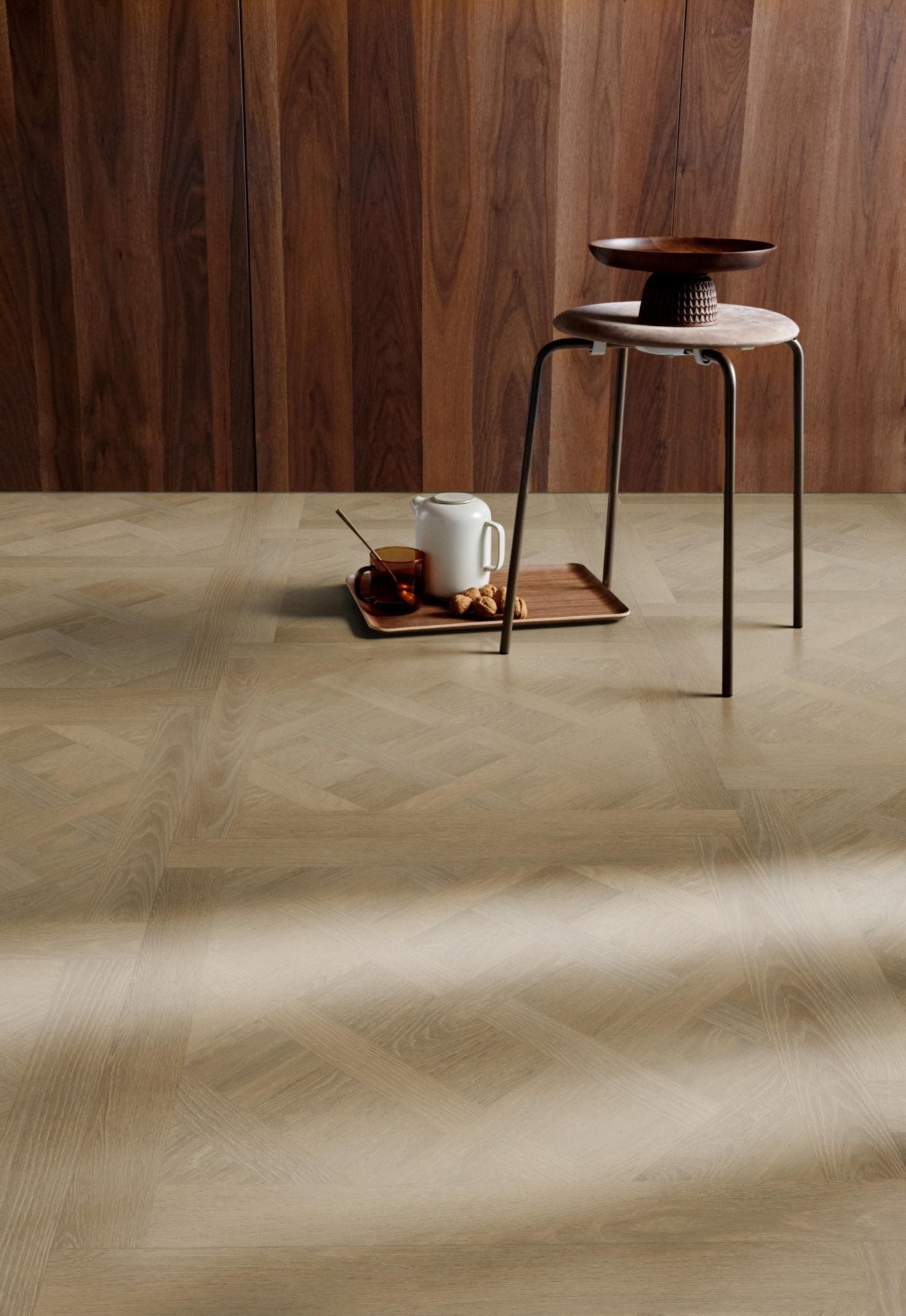 vtwonen Plak PVC Royal Sun Kissed Dryback - Kasteelvloer tegels 61x61 cm - Solza.nl