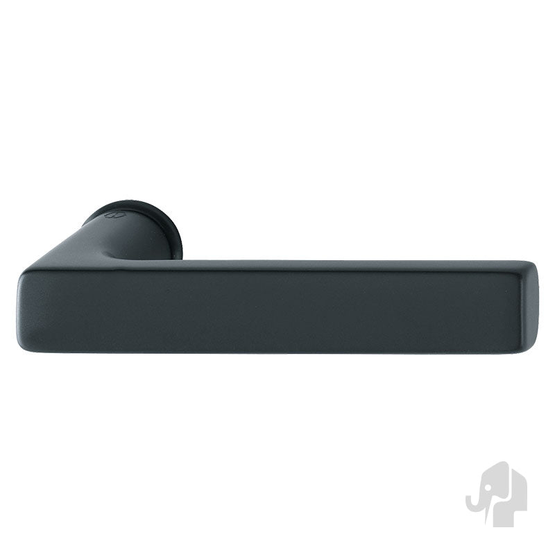 Deurkruk Mini-rozette Nero Sicilia Mat zwart