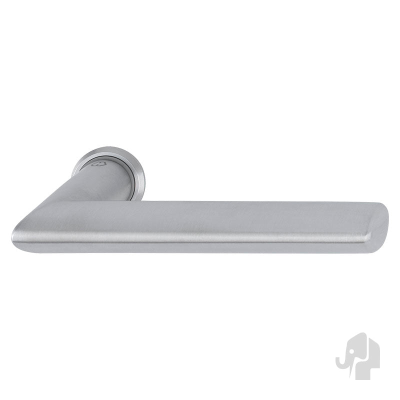 Deurkruk Mini-rozette Acciaio Veneto Mat RVS
