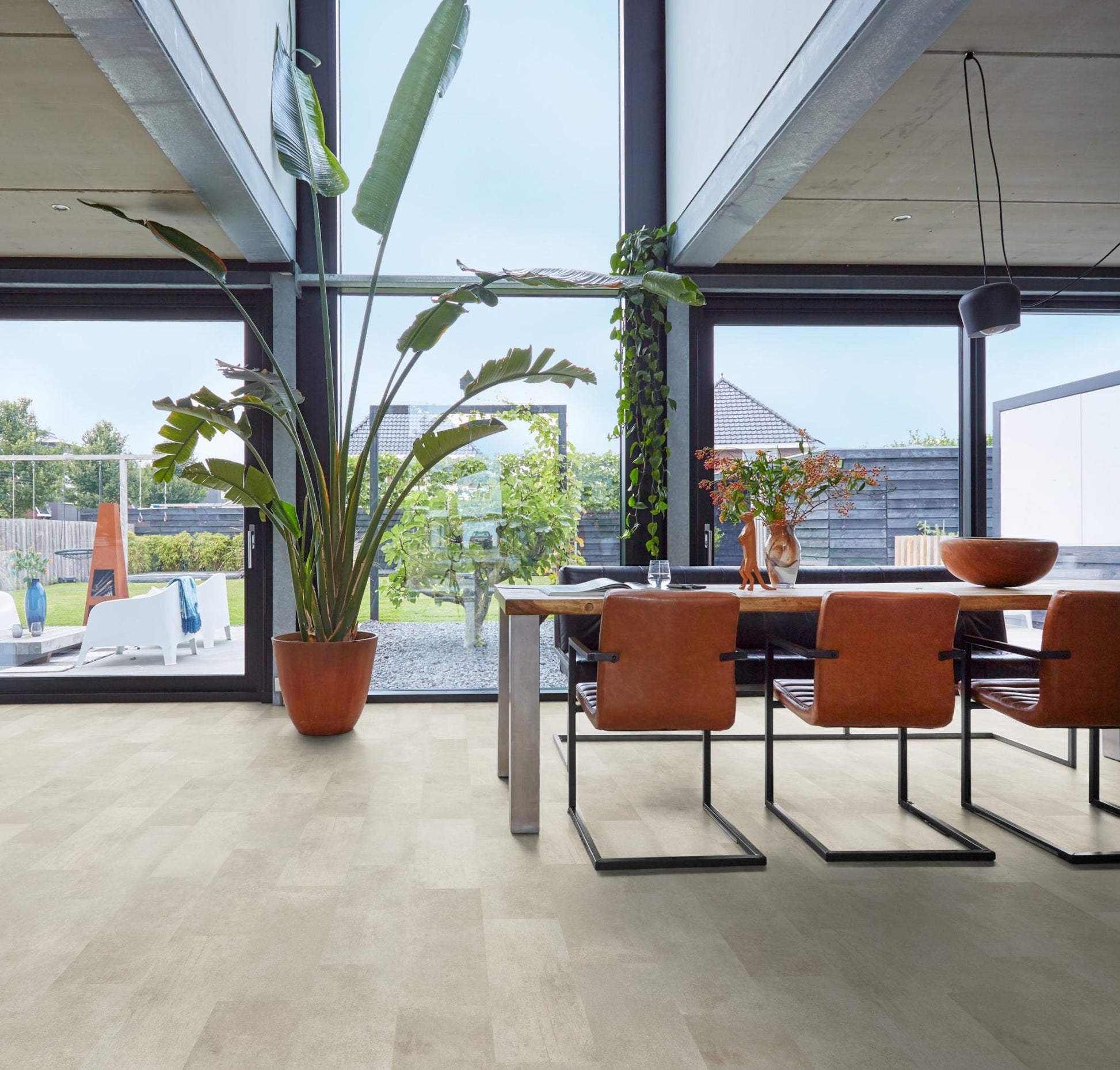 Floorlife Laminaat Vloertegel Madison Square Aqua Grijsbruin - Tegel 60.4 x 28 cm - 5022640619