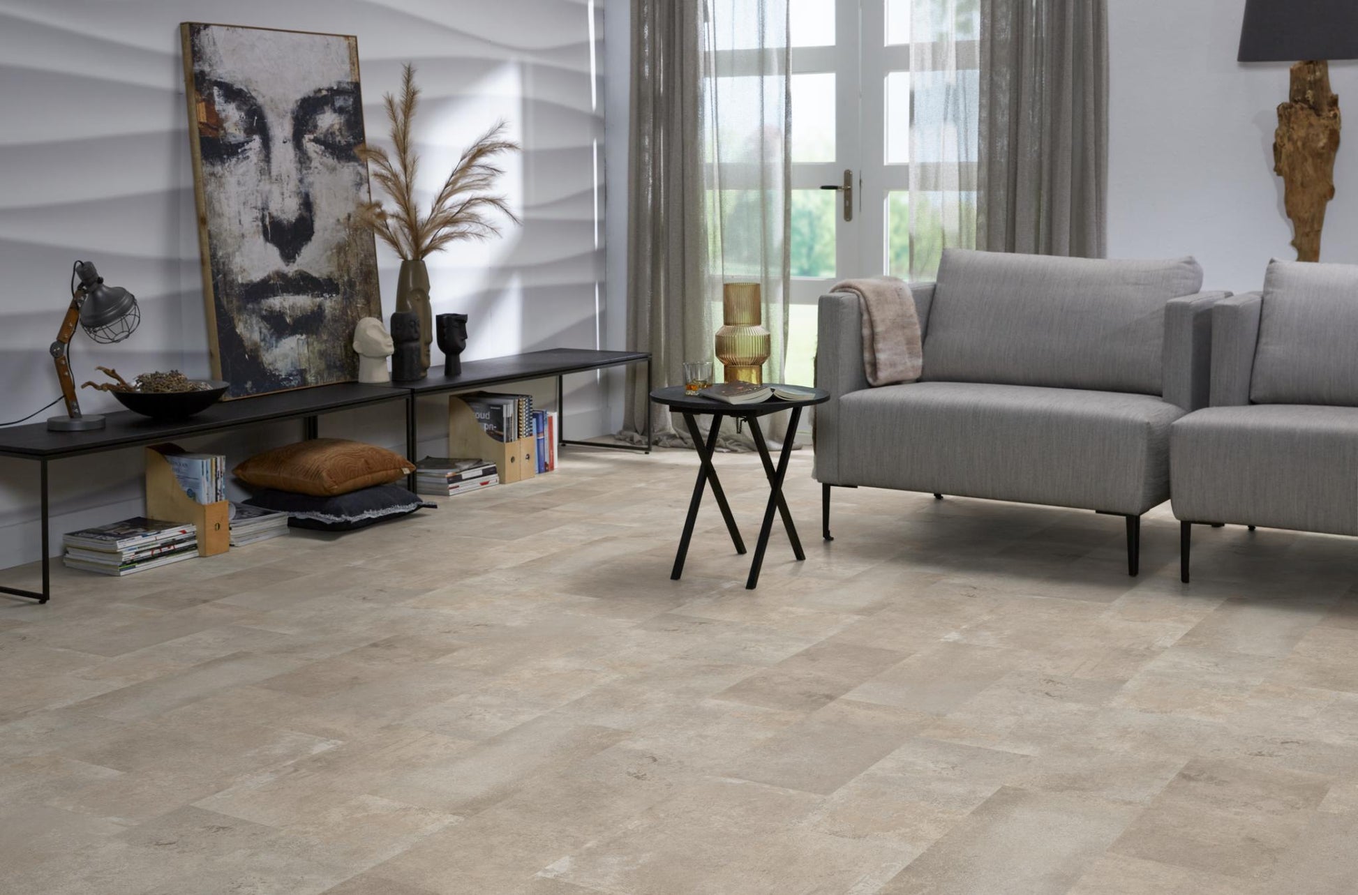 Floorlife Laminaat Tegel Madison Square Aqua Zand - Tegel 60.4 x 28 cm - 5022640719