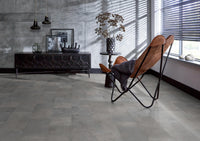 Floorlife Carrelage stratifié Madison Square Aqua Light Grey 6403 - Carrelage de sol 60.4 x 28 cm