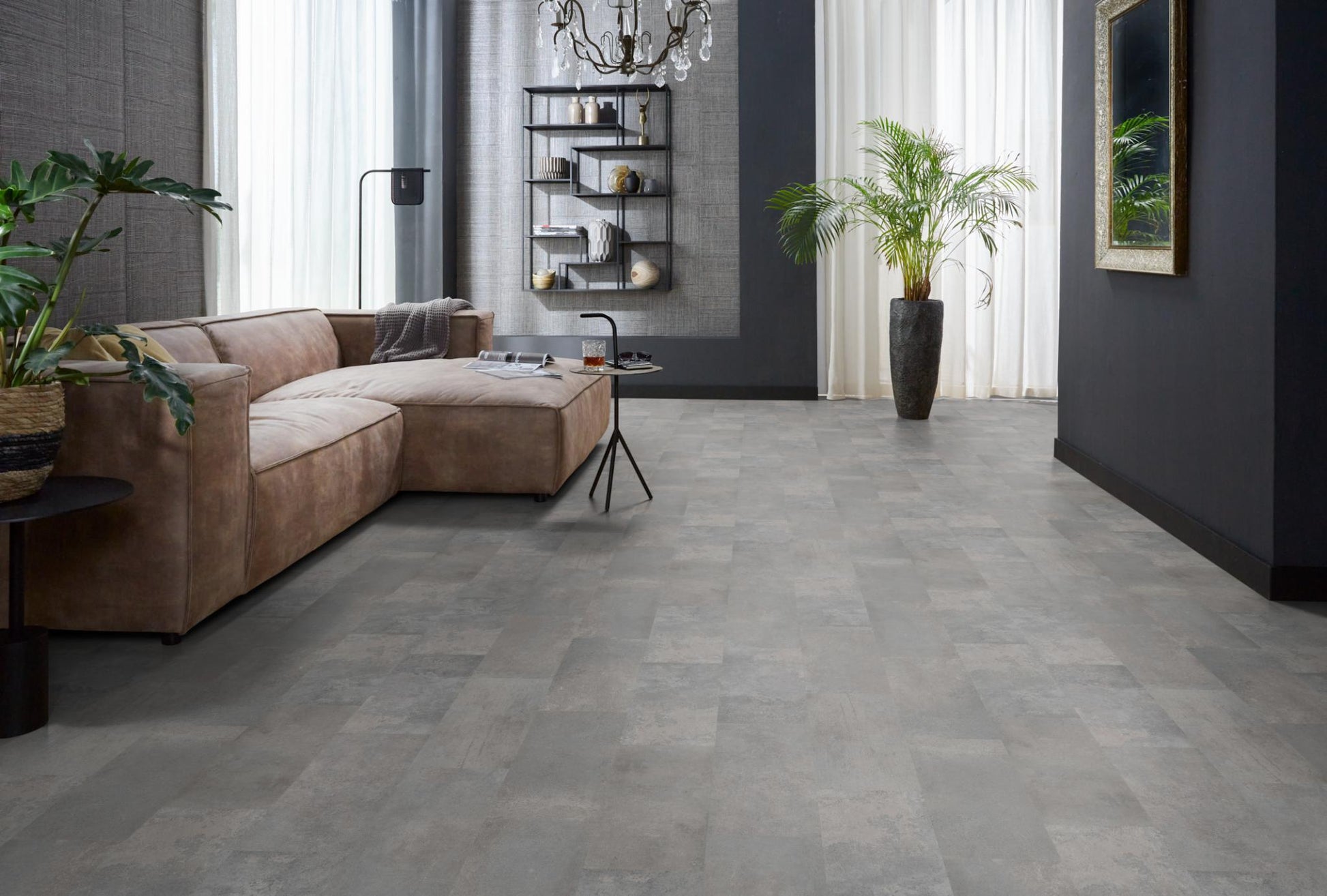 Floorlife Laminaat Tegel Madison Square Aqua Lichtgrijs - Vloertegel 60.4 x 28 cm - 5022640919