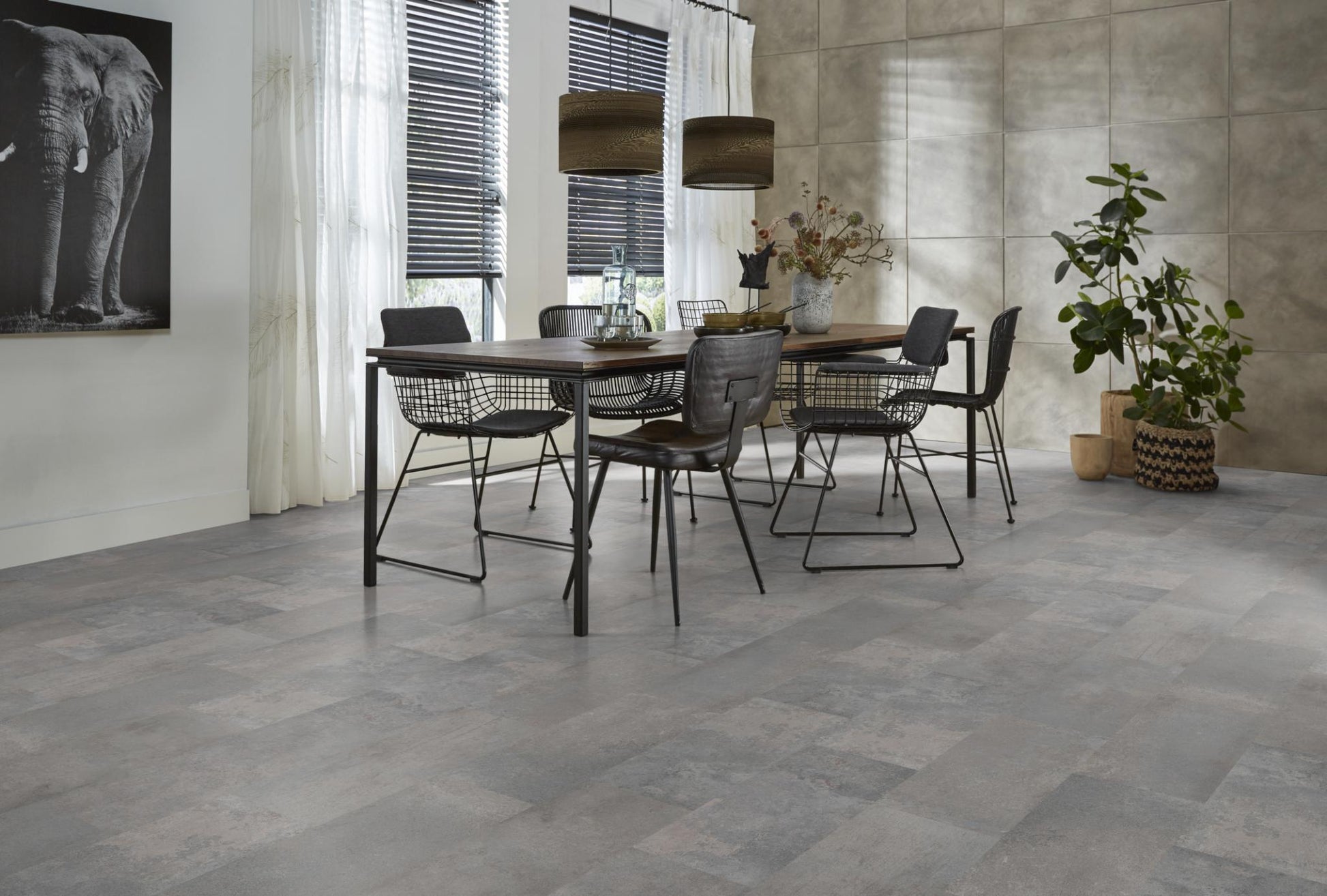 Floorlife Laminaat Tegel Madison Square Aqua Lichtgrijs - Vloertegel 60.4 x 28 cm - 5022640919