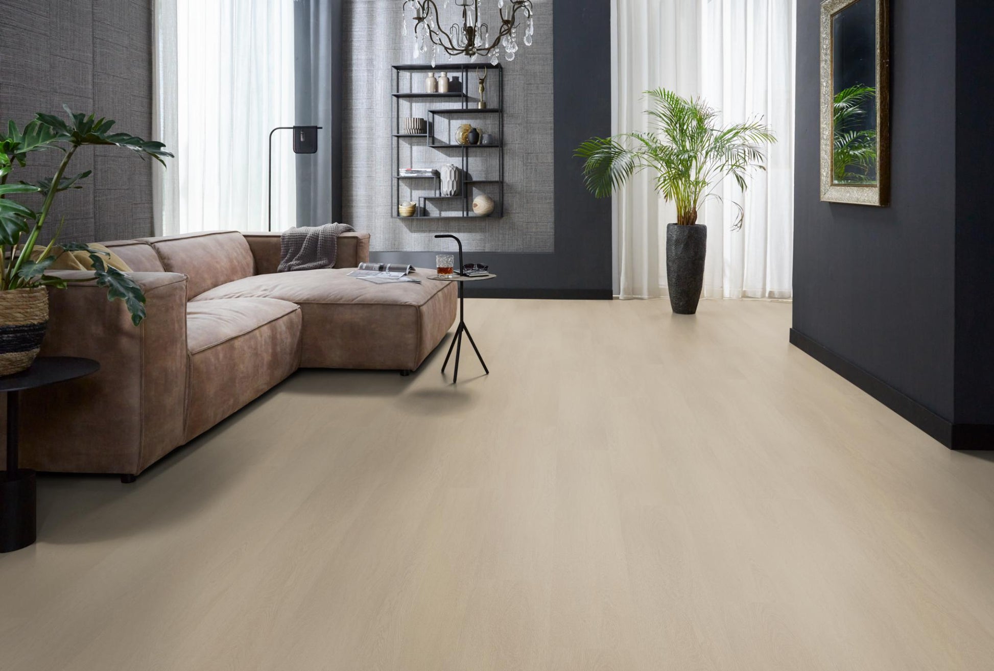 Floorlife Fulham Beige 1613 Dryback PVC Rechte Stroken