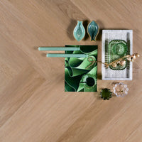 Otium Lagune Visgraat plak en click PVC in een interieur