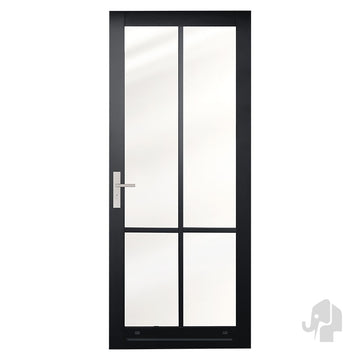 Austria Maatwerk Productie Balkondeur Nero Exteriore Brescia Incl. Gemonteerd HR++ Isolatieglas – Binnendeur - Solza.nl