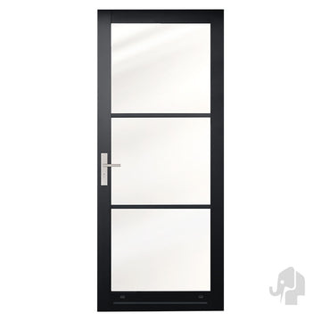 Austria Maatwerk Productie Balkondeur Nero Exteriore Genova Incl. Gemonteerd HR++ Isolatieglas – Binnendeur - Solza.nl