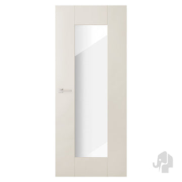 Austria Sense Brave Mat Glas – Binnendeur Wit - Solza.nl