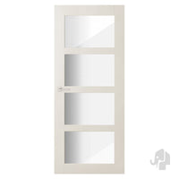 Austria Sense Bright H804 Blank Glas – Binnendeur Wit - Solza.nl