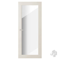 Austria Sense Bright Mat Glas Neutraal – Binnendeur Wit - Solza.nl