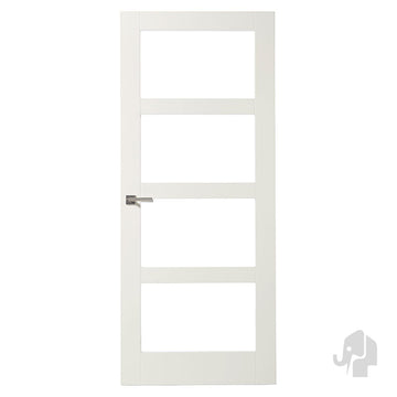 Austria Svenska Dahl Blank Glas – Binnendeur Wit - Solza.nl
