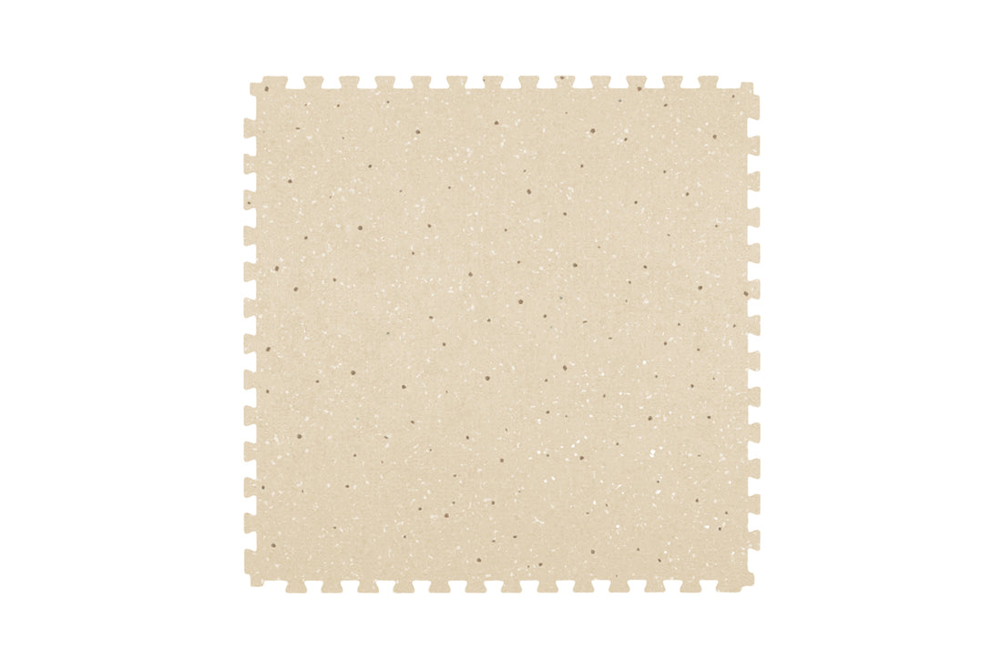 Floer STERC Duinzand Beige industriële click PVC tegel FLR-7206, bovenaanzicht tegel