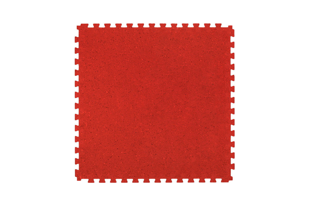 Floer STERC Vuursteen Rood industriële click PVC tegel FLR-7204, bovenaanzicht tegel