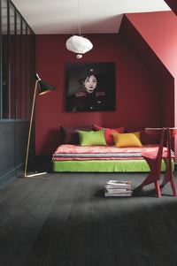 Quick-Step Impressive IM1862 - Gebrande planken - Zwart laminaat Shou Sugi Ban