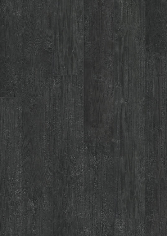 Quick-Step Impressive IM1862 - Gebrande planken - Zwart laminaat Shou Sugi Ban
