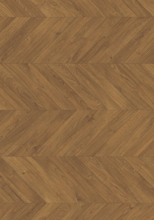 Quick-Step Impressive patterns IPA4162 - Chevron bruine eik - Hongaarse punt kasteelvloer