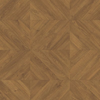 Quick-Step Impressive patterns IPA4162 - Chevron chêne brun - Parquet de château en point de Hongrie