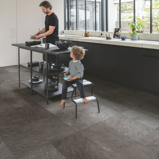 Quick-Step Muse MUS5493 - Gris anthracite carrelage stratifié ardoise 120 x 39,8 cm