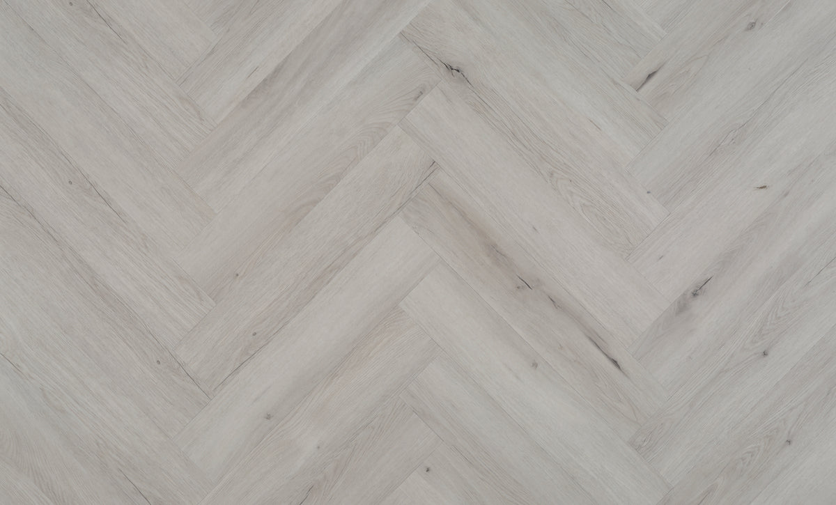 ParquetVinyl Mantaro Fossil - Visgraat Plak PVC - 146 x 730 mm - MAN-HB-DB-5611