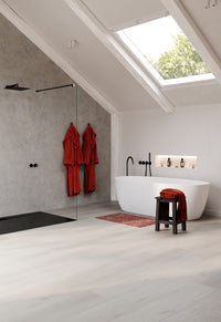 ParquetVinyl Nakuru Ivory - Rechte stroken Click PVC - 230 x 1843 mm - 10 dB - NAK-5762-IB
