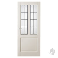 Austria Balance New York Blank Facet Glas – Binnendeur Wit - Solza.nl