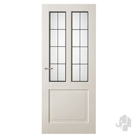 Austria Balance New York Blank Facet Glas – Binnendeur Wit - Solza.nl