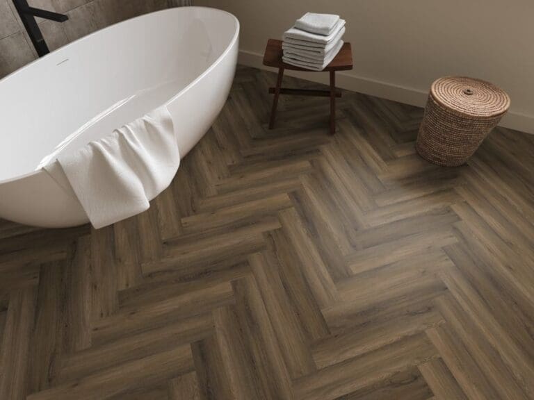 Ambiant Spigato Avanto Warm Brown Plak PVC - Solza.nl