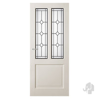 Austria Balance New York Blank Facet Glas – Binnendeur Wit - Solza.nl